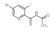 N-(1-(5-溴-3-氟吡啶-2-基)乙烯基)乙酰胺结构式