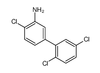 2-chloro-5-(2,5-dichlorophenyl)aniline Structure