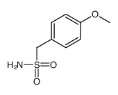 1-(4-甲氧基苯基)甲烷磺酰胺结构式