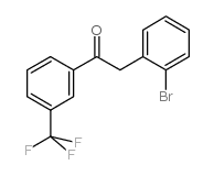 2-(2-BROMOPHENYL)-3'-TRIFLUOROMETHYLACETOPHENONE Structure