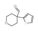 4-噻吩-2-四氢吡喃-4-甲醛结构式