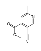 5-氰基-2-甲基异烟酸乙酯结构式
