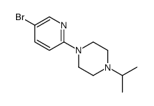 1-(5-溴吡啶-2-基)-4-异丙基哌嗪结构式