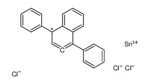 trichloro-(1,4-diphenylnaphthalen-2-yl)stannane结构式