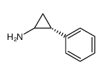 (2R)-2-苯基环丙胺结构式