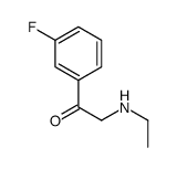 2-(ethylamino)-1-(3-fluorophenyl)ethanone结构式