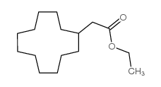 环十二基乙酸乙酯结构式