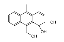 (1R,2R)-9-(hydroxymethyl)-10-methyl-1,2-dihydroanthracene-1,2-diol Structure