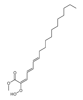 methyl 2-hydroperoxyoctadeca-2,4,6-trienoate结构式
