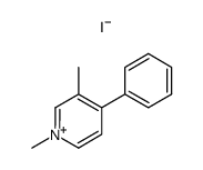 1,3-dimethyl-4-phenylpyridinium iodide Structure