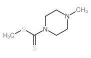 methyl 4-methylpiperazine-1-carbodithioate结构式