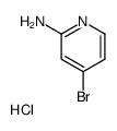 2-氨基-4-溴吡啶盐酸盐结构式