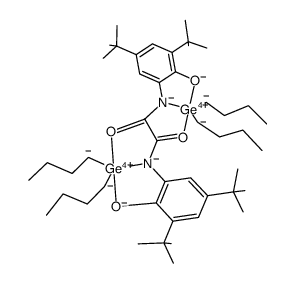 bis-(3,5-di-tert-butyl-2-oxo-phenyl)-oxamido-bis-(di-n-butylgermane) Structure