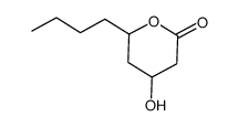 6-butyl-4-hydroxy-δ-lactone Structure