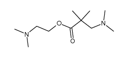 3-dimethylamino-2,2-dimethyl-propionic acid-(2-dimethylamino-ethyl ester) Structure