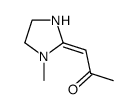 1-(1-methylimidazolidin-2-ylidene)propan-2-one结构式