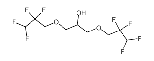 1-(2,2,3,3-tetrafluoropropoxy)-6,6,7,7-tetrafluoro-4-oxaheptan-2-ol结构式