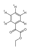 苯甲酰基甲酸乙酯-d5结构式