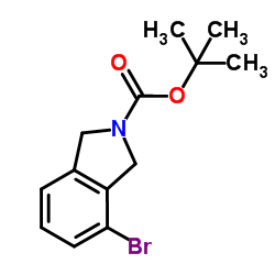 tert-Butyl 4-bromoisoindoline-2-carboxylate Structure
