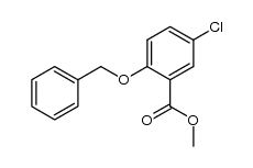 methyl 5-chloro-2-(phenylmethoxy)benzoate结构式