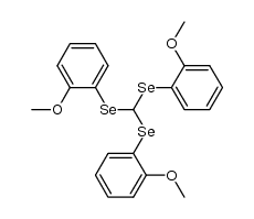 tri(2-methoxyphenylseleno)methane结构式