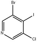 3-溴-5-氯-4-碘吡啶结构式