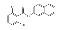 2-naphthyl 2,6-dichlorobenzoate Structure