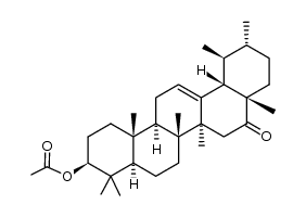 3β-acetoxy-ursen-(12)-one-(16) Structure