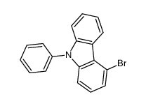 4-bromo-9-phenyl-9H-carbazole Structure