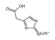 2-(2-diazoimidazol-4-yl)acetic acid结构式