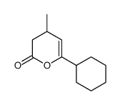 6-cyclohexyl-4-methyl-3,4-dihydropyran-2-one Structure