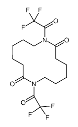 1,8-bis(2,2,2-trifluoroacetyl)-1,8-diazacyclotetradecane-2,9-dione Structure