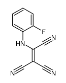 2-(2-fluoroanilino)ethene-1,1,2-tricarbonitrile Structure