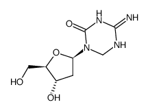 5,6-DIHYDRO-5-AZA-2'-DEOXYCYTIDINE结构式