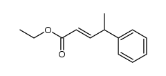 (E)-ethyl 4-phenyl-2-pentenoate结构式