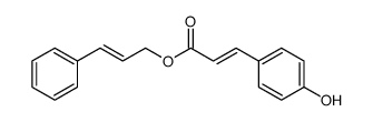 香豆酸肉桂酯结构式