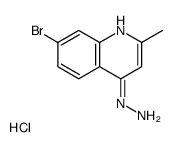 7-Bromo-4-hydrazino-2-methylquinoline hydrochloride Structure