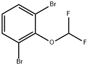 1,3-二溴-2-二氟甲氧基苯结构式