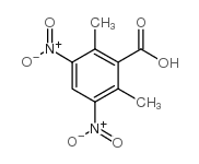 2,6-dimethyl-3,5-dinitrobenzoic acid Structure