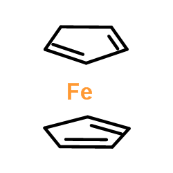 1,3-Cyclopentadiene-iron (2:1) Structure
