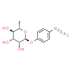 A-L-RHAMNOPYRANOSYLPHENYL*ISOTHIOCYANATE structure