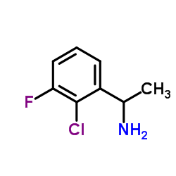 1-(2-Chloro-3-fluorophenyl)ethanamine Structure