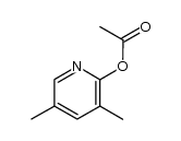 2-acetoxy-3,5-dimethylpyridine结构式