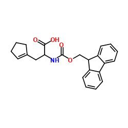 FMOC-BETA-CYCLOPENTEN-1-YL-DL-ALANINE结构式