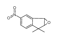 1,1-Dimethyl-2,3-epoxy-5-nitro-indane结构式