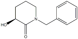 (S)-1-benzyl-3-hydroxypiperidin-2-one Structure