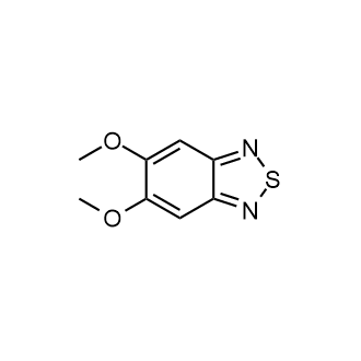 5,6-二甲氧基-2,1,3-苯并噻唑结构式