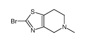 2-bromo-5-methyl-6,7-dihydro-4H-[1,3]thiazolo[4,5-c]pyridine Structure