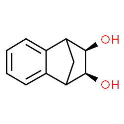 顺式-1,2,3,4-四氢-1,4-甲烷萘-2,3-二醇结构式