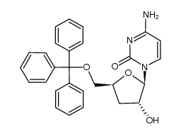 5'-O-trityl-3'-deoxycytidine Structure